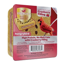 Energy+ Cranberry Protein Filled Suet Cake 12 oz. 12/Pack